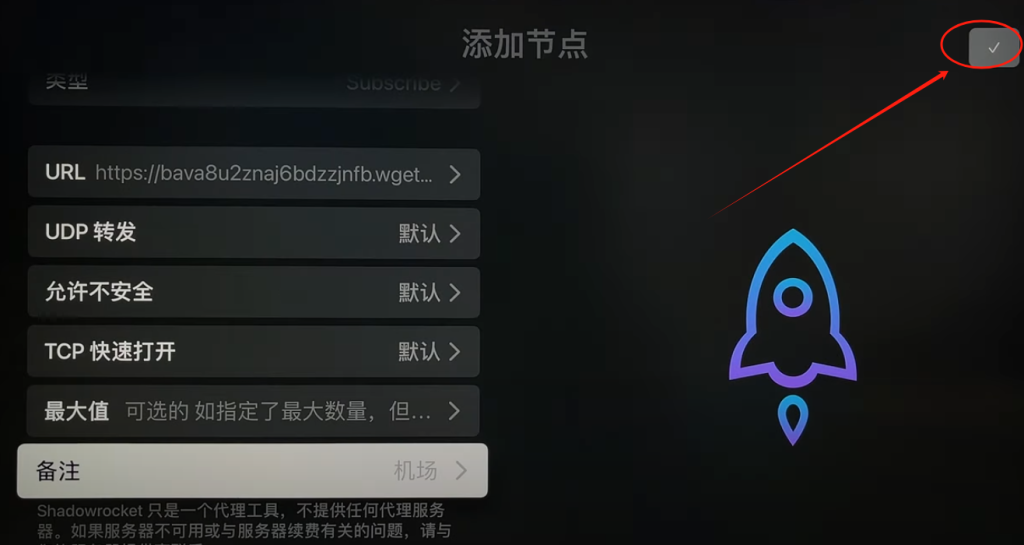 Apple TV通过小火箭App科学上网插图6